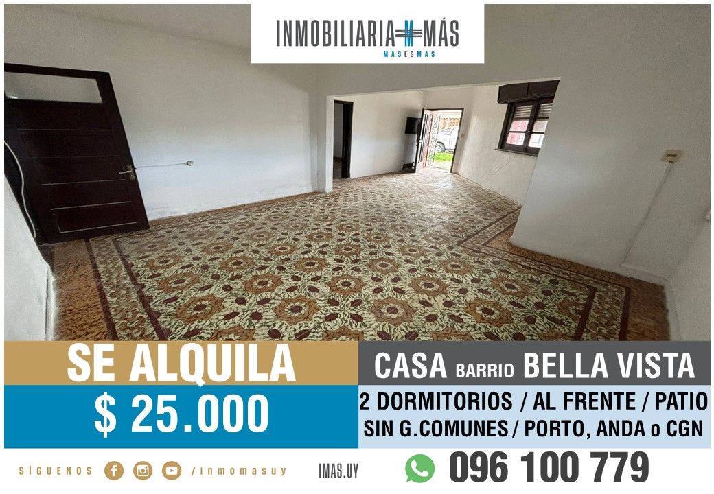 #5370394 | Alquiler | PH | Montevideo (Inmobiliaria MAS)