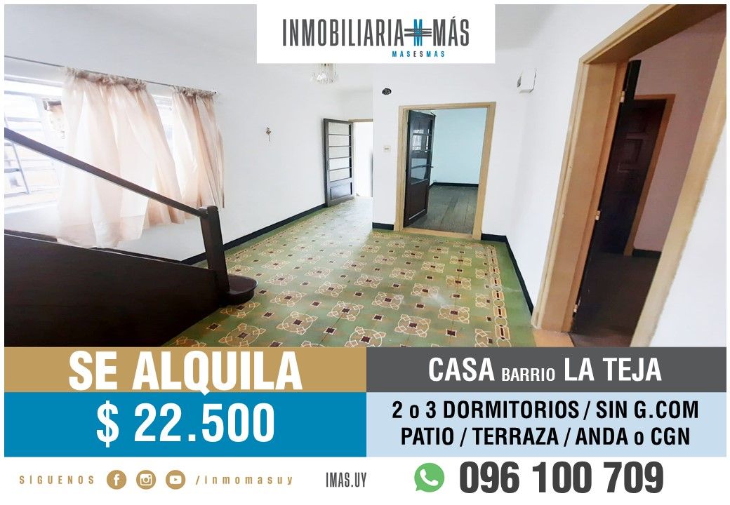 #5371575 | Alquiler | PH | Montevideo (Inmobiliaria MAS)