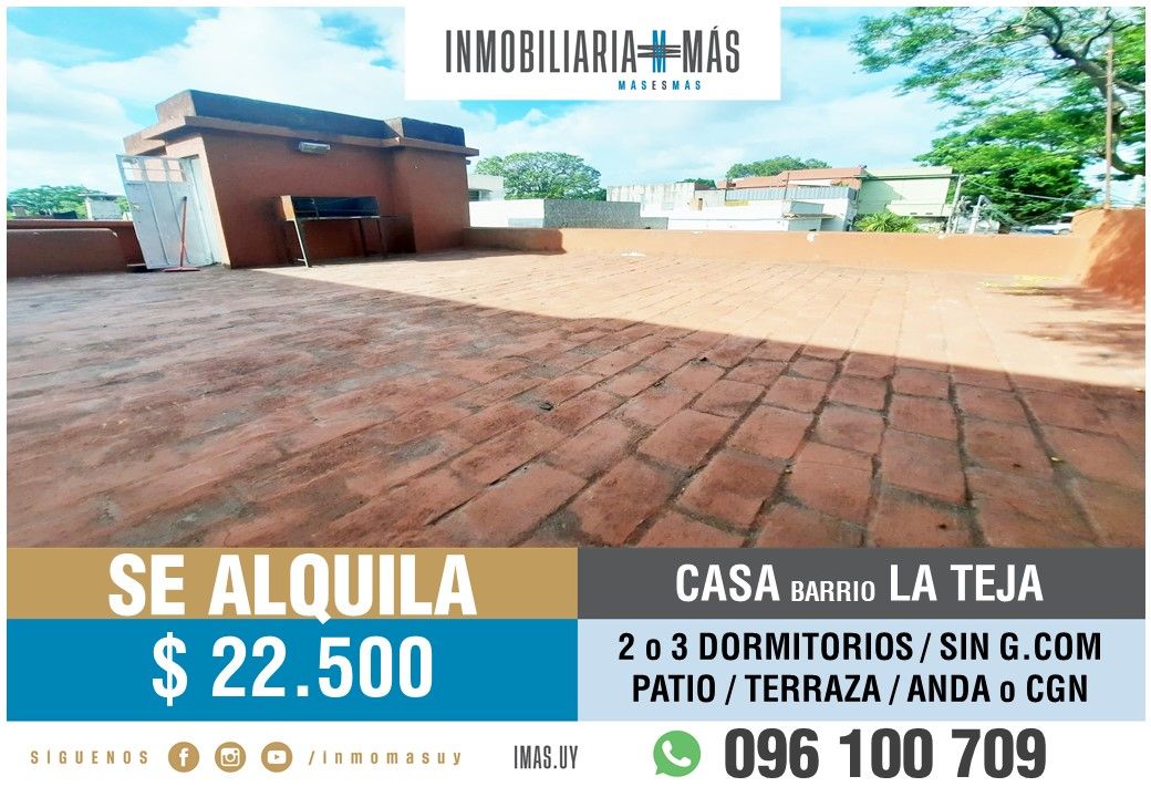 #5371576 | Alquiler | PH | Montevideo (Inmobiliaria MAS)