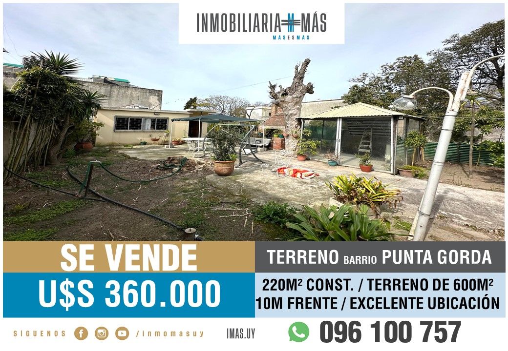 #5379926 | Venta | Lote | Montevideo (Inmobiliaria MAS)