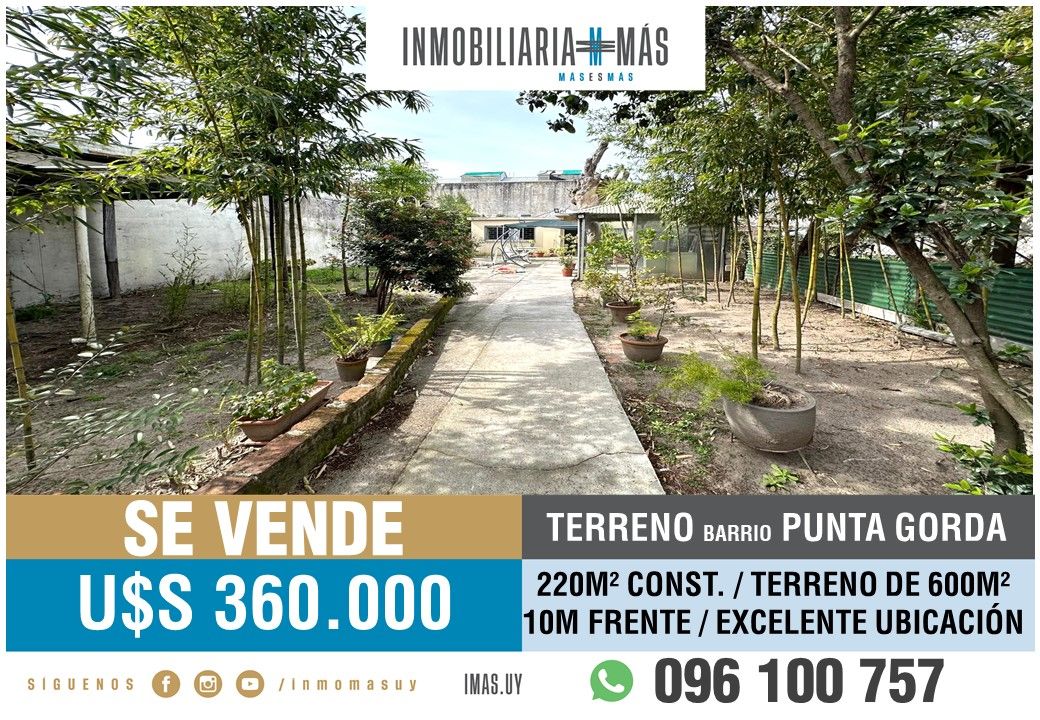 #5379927 | Venta | Lote | Montevideo (Inmobiliaria MAS)