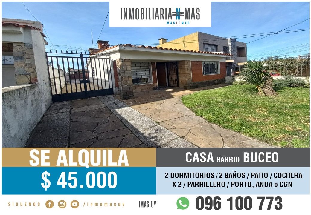 #5380978 | Alquiler | PH | Montevideo (Inmobiliaria MAS)