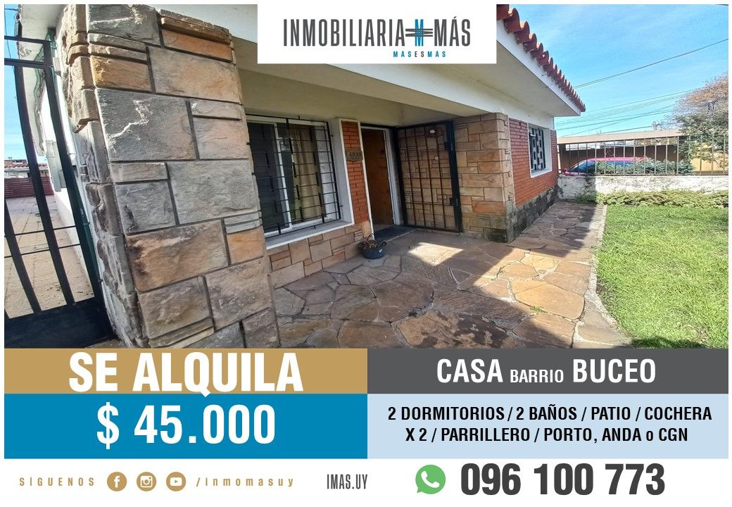 #5380979 | Alquiler | PH | Montevideo (Inmobiliaria MAS)