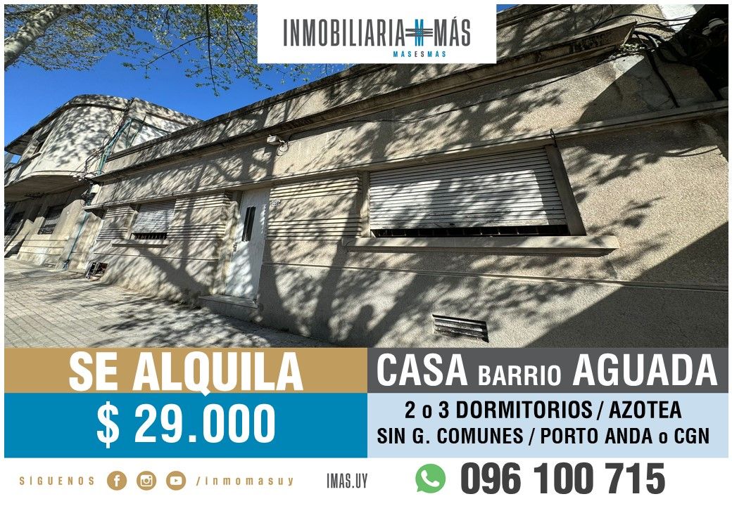 #5380983 | Alquiler | PH | Montevideo (Inmobiliaria MAS)