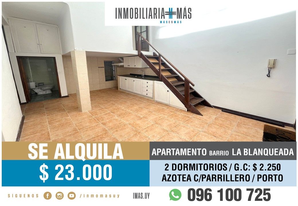 #5388758 | Alquiler | PH | Montevideo (Inmobiliaria MAS)