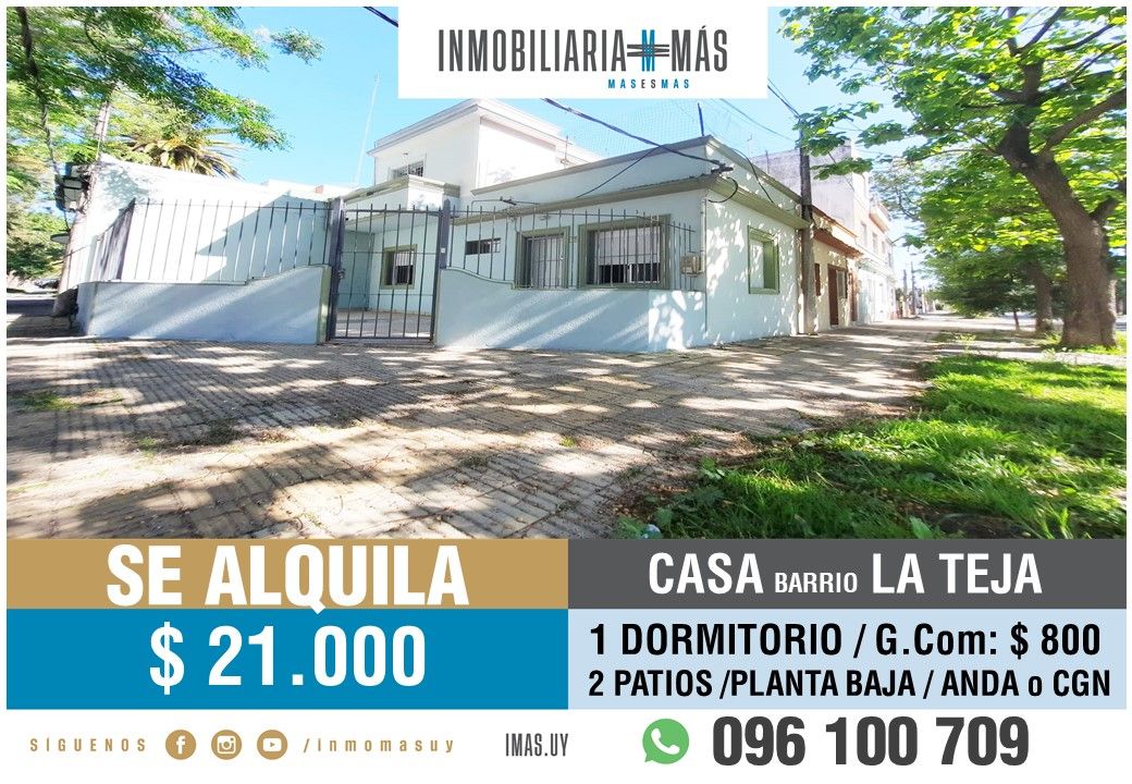 #5396790 | Alquiler | PH | Montevideo (Inmobiliaria MAS)