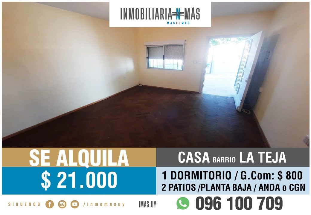 #5396792 | Alquiler | PH | Montevideo (Inmobiliaria MAS)