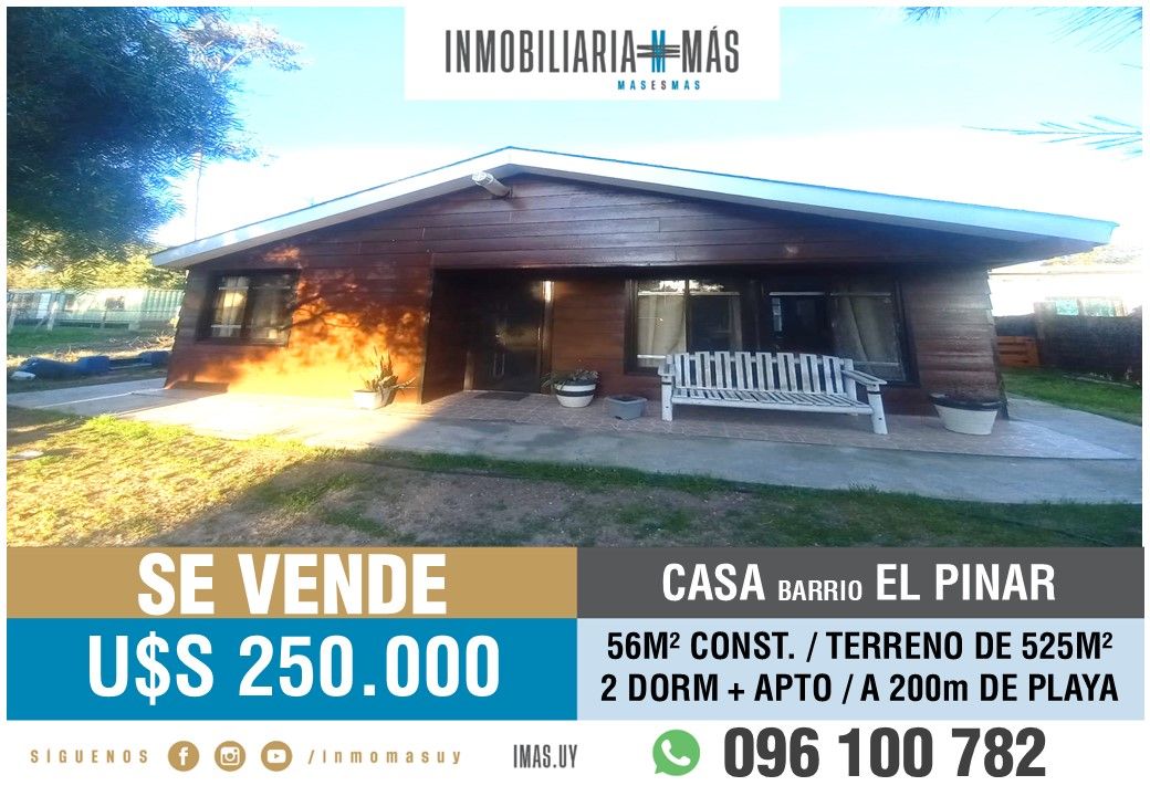 #5397458 | Venta | Casa | Canelones (Inmobiliaria MAS)