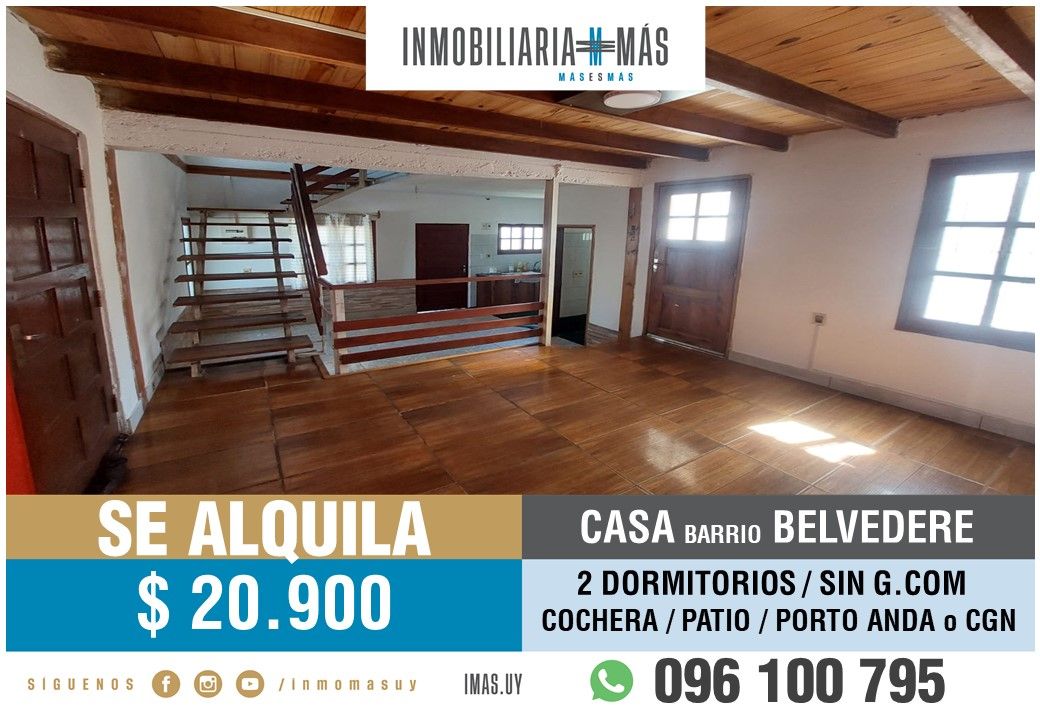 #5398142 | Alquiler | Casa | Montevideo (Inmobiliaria MAS)