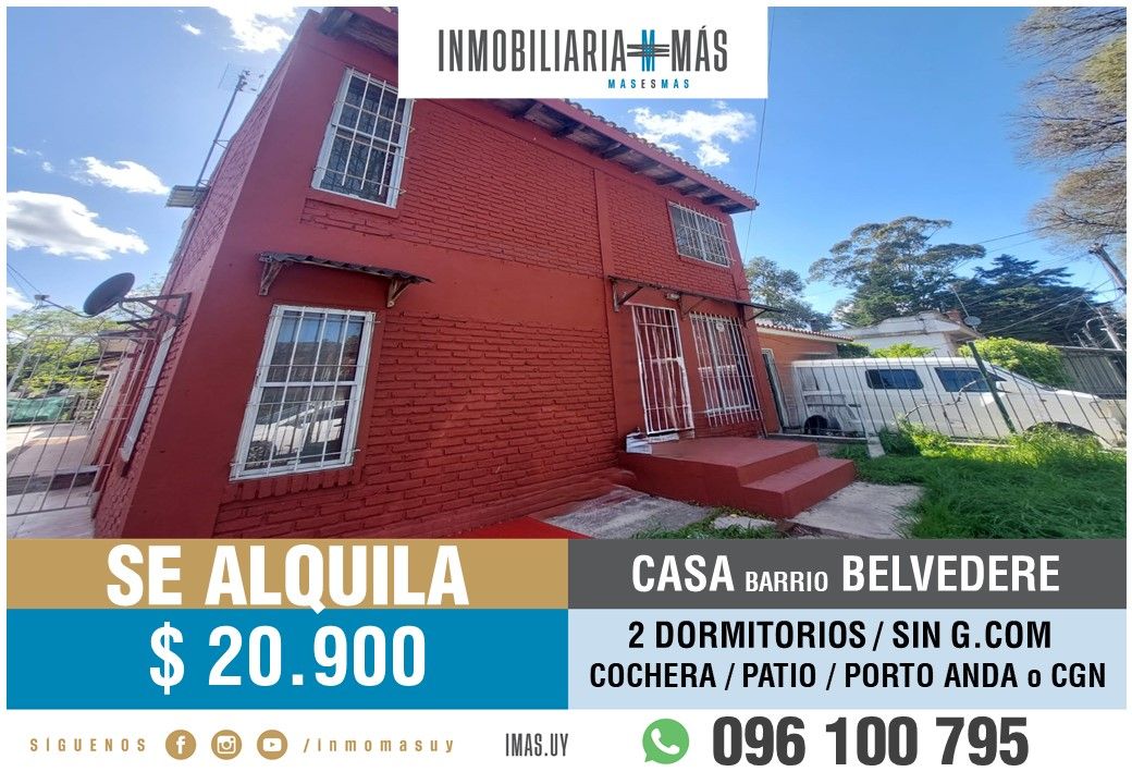 #5398144 | Alquiler | Casa | Montevideo (Inmobiliaria MAS)