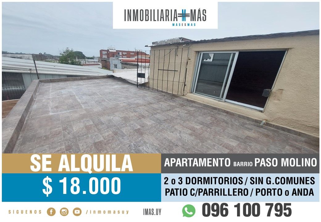 #5405457 | Alquiler | Departamento | Montevideo (Inmobiliaria MAS)