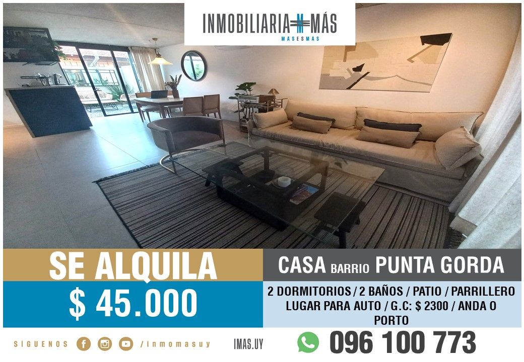 #5405478 | Alquiler | Departamento | Montevideo (Inmobiliaria MAS)