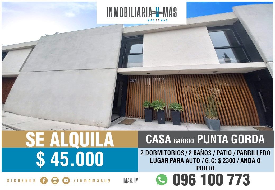 #5405479 | Alquiler | Departamento | Montevideo (Inmobiliaria MAS)