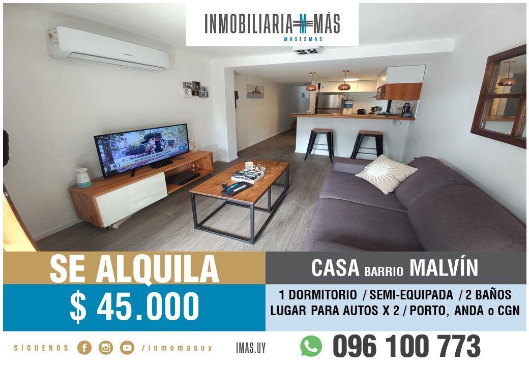 #5406751 | Alquiler | Casa | Montevideo (Inmobiliaria MAS)