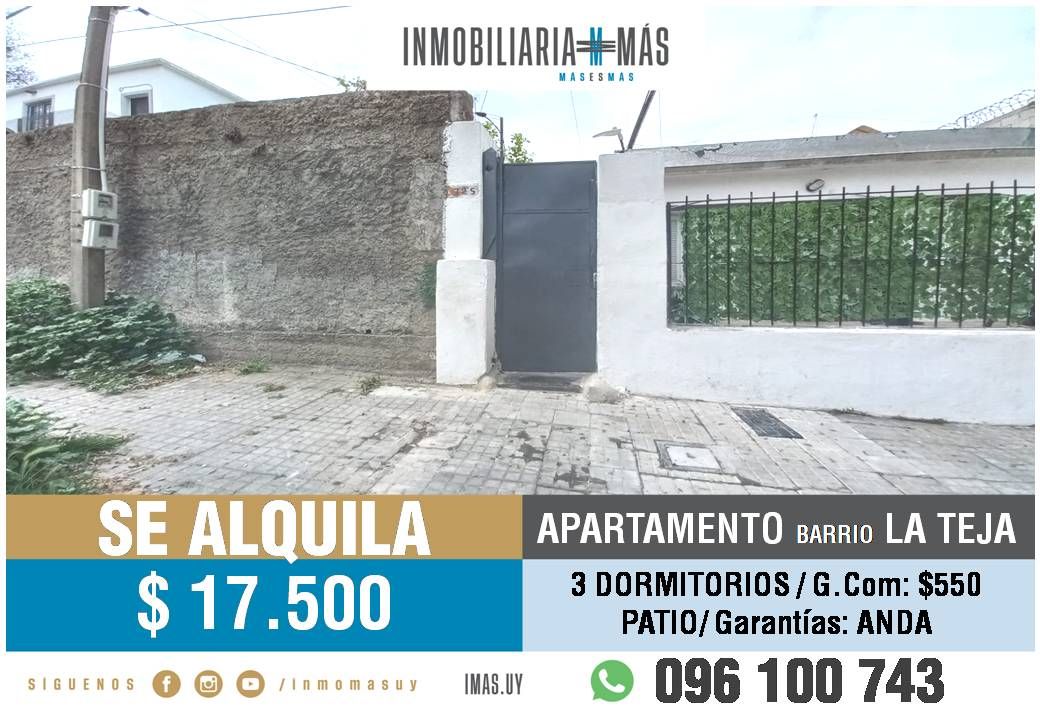 #5406757 | Alquiler | Departamento | Montevideo (Inmobiliaria MAS)