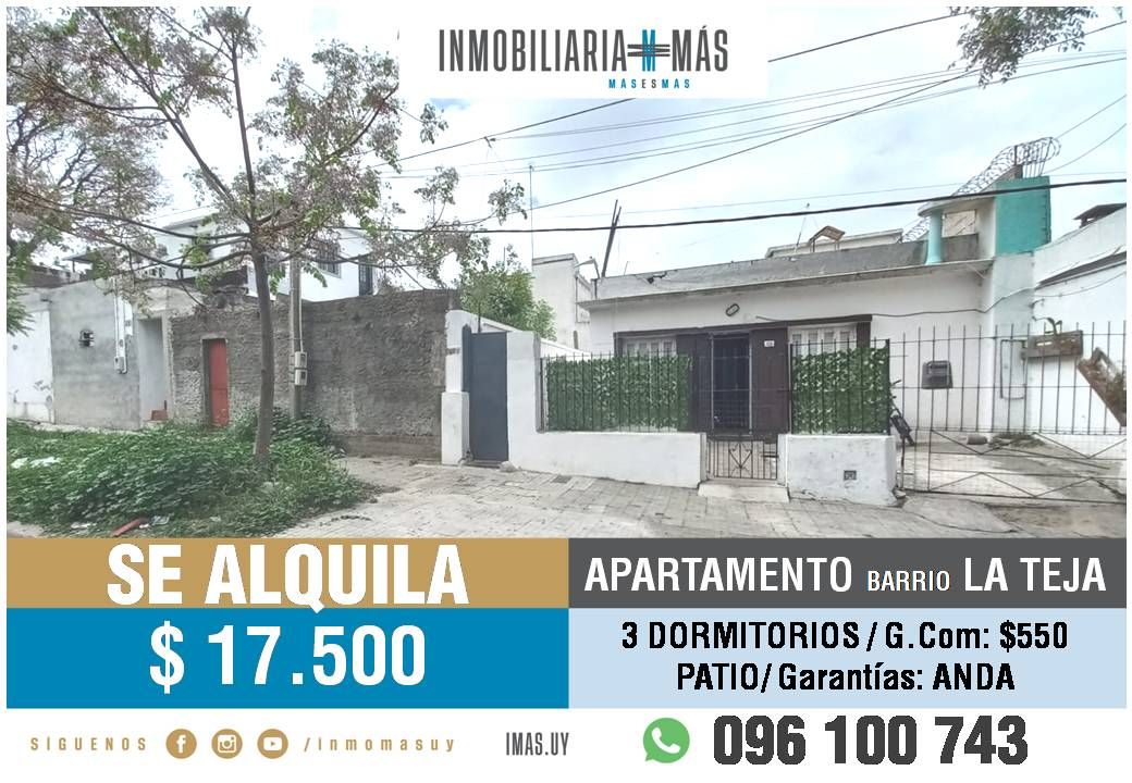 #5406758 | Alquiler | Departamento | Montevideo (Inmobiliaria MAS)