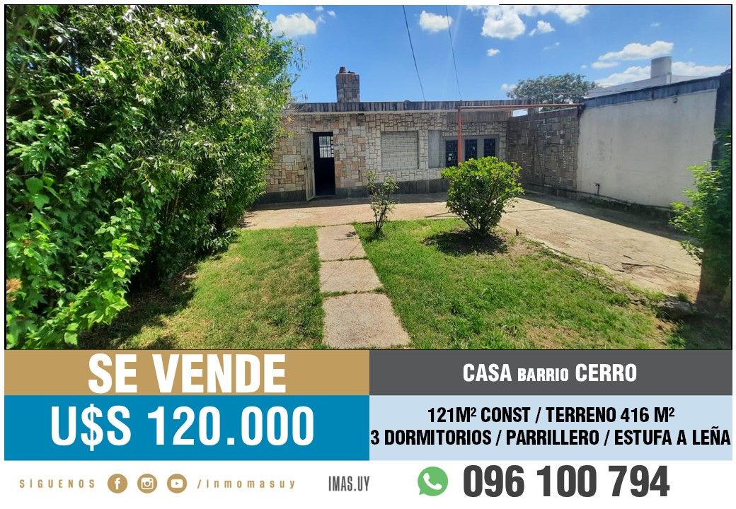 #5417556 | Venta | Casa | Montevideo (Inmobiliaria MAS)