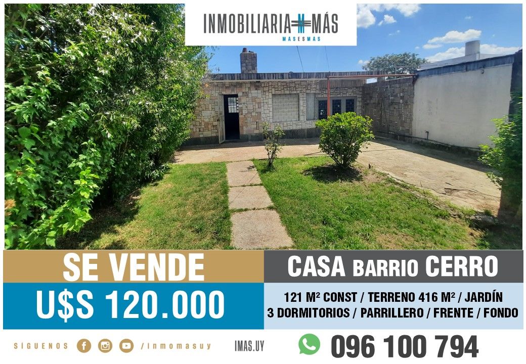 #5417556 | Venta | Casa | Montevideo (Inmobiliaria MAS)