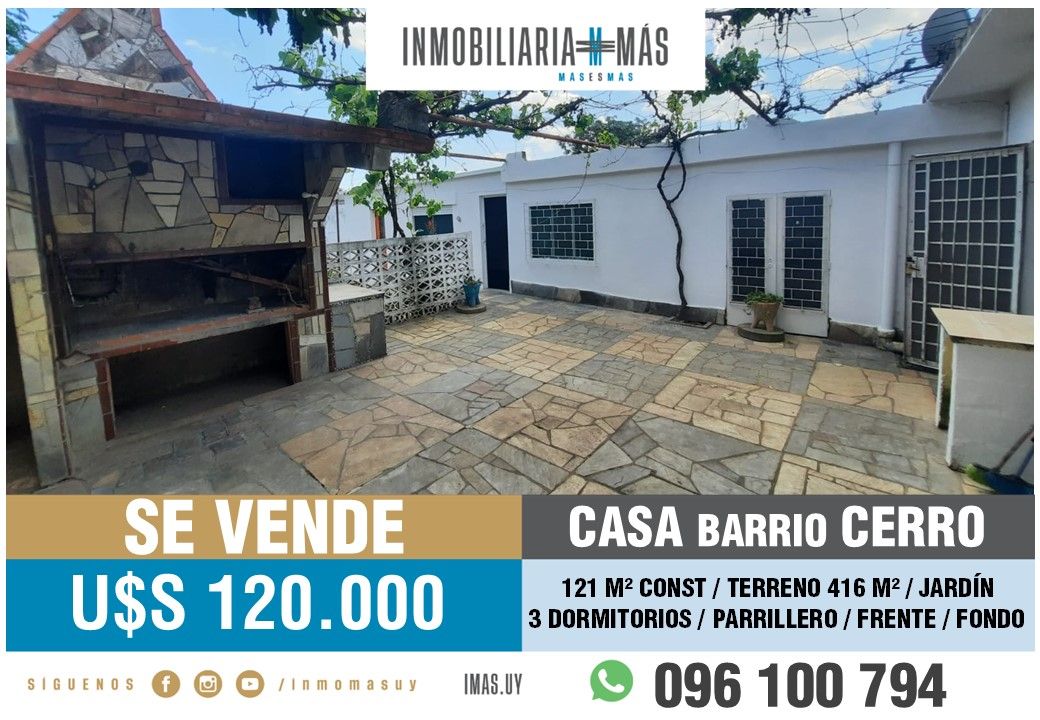 #5417557 | Venta | Casa | Montevideo (Inmobiliaria MAS)