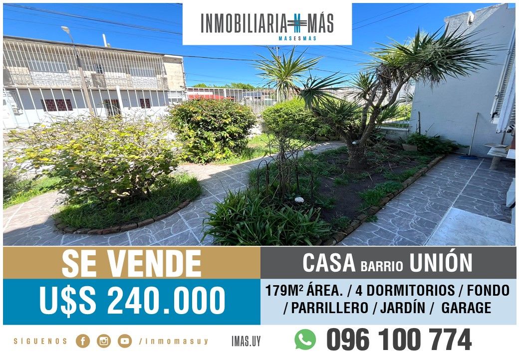 #5417751 | Venta | Casa | Montevideo (Inmobiliaria MAS)