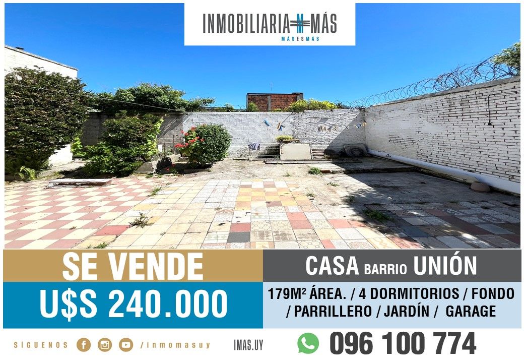 #5417753 | Venta | Casa | Montevideo (Inmobiliaria MAS)