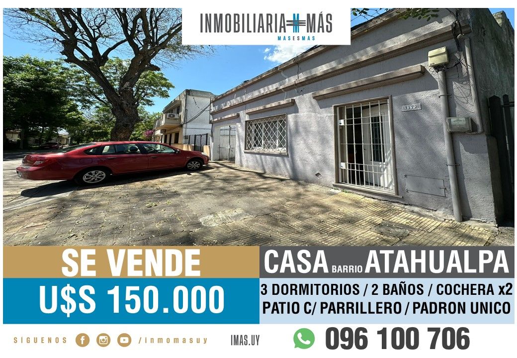 #5418841 | Venta | Casa | Montevideo (Inmobiliaria MAS)