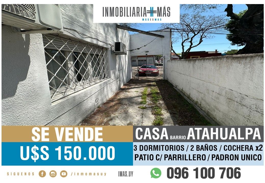 #5418844 | Venta | Casa | Montevideo (Inmobiliaria MAS)