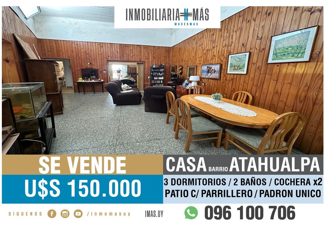 #5418845 | Venta | Casa | Montevideo (Inmobiliaria MAS)