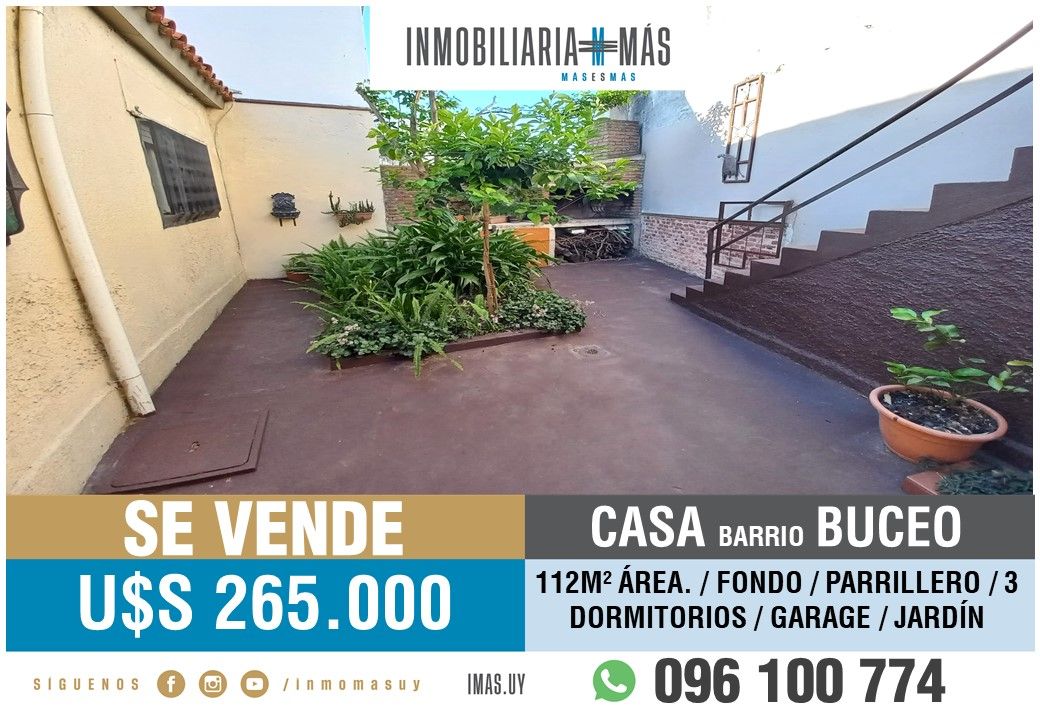 #5419889 | Venta | Casa | Montevideo (Inmobiliaria MAS)