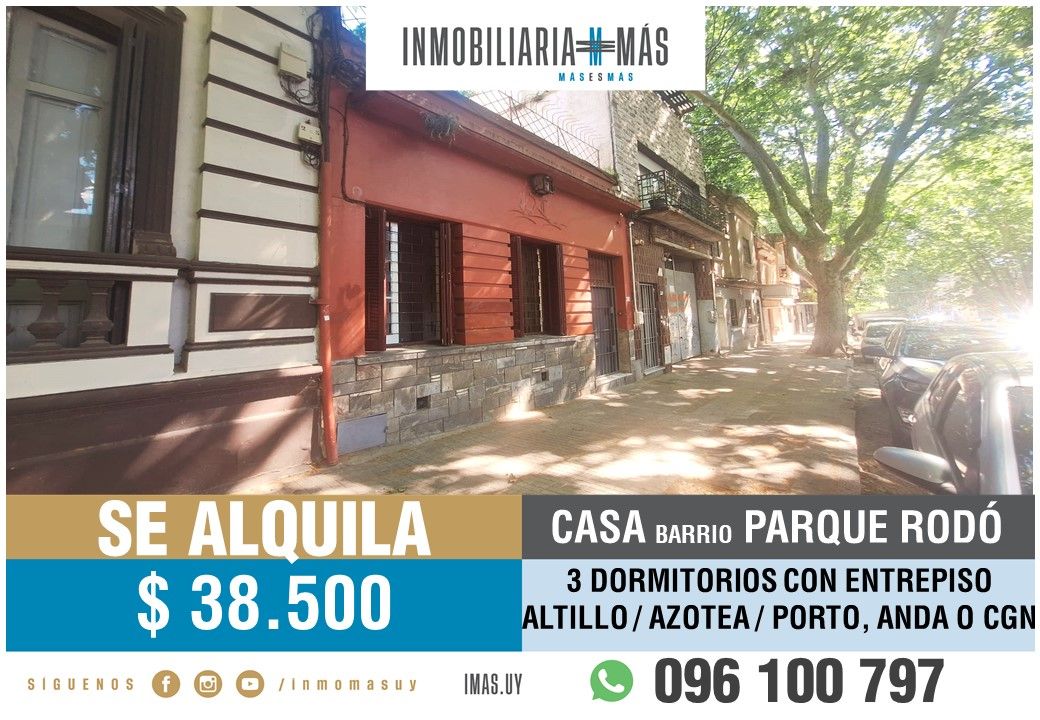 #5419892 | Alquiler | Casa | Montevideo (Inmobiliaria MAS)