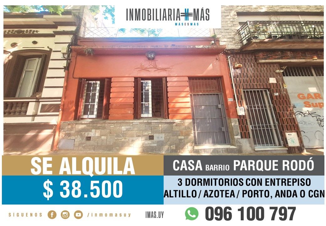 #5419897 | Alquiler | Casa | Montevideo (Inmobiliaria MAS)