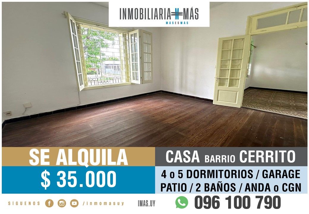 #5422896 | Alquiler | PH | Montevideo (Inmobiliaria MAS)