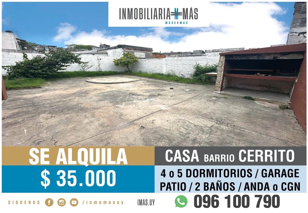 #5422897 | Alquiler | PH | Montevideo (Inmobiliaria MAS)