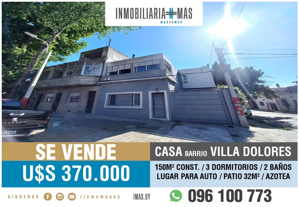 #5424657 | Venta | Casa | Montevideo (Inmobiliaria MAS)