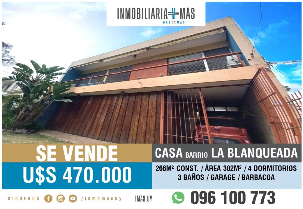 #5427072 | Venta | Casa | Montevideo (Inmobiliaria MAS)