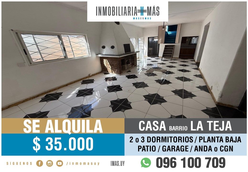 #5429454 | Rental | House | Montevideo (Inmobiliaria MAS)