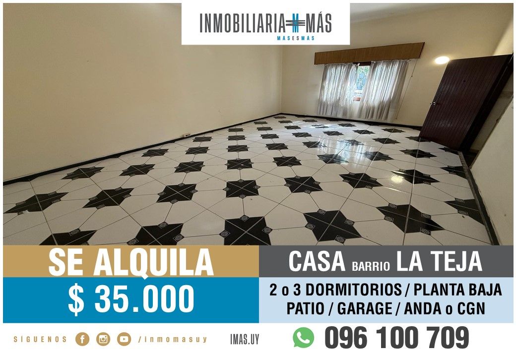 #5429455 | Rental | House | Montevideo (Inmobiliaria MAS)