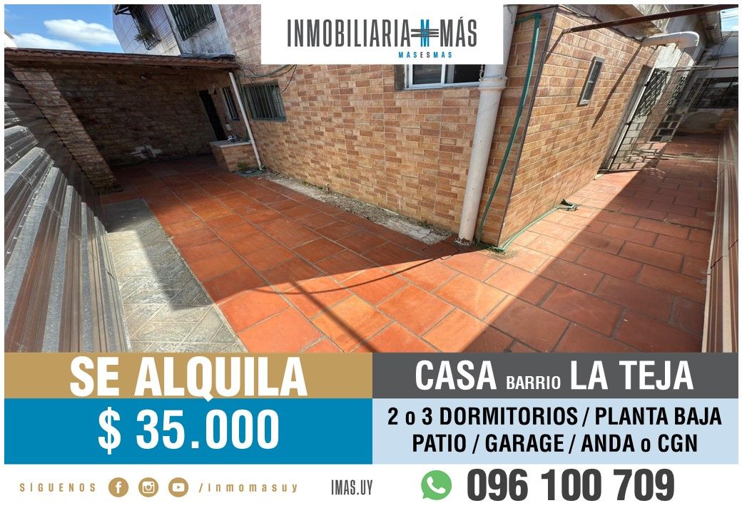 #5429456 | Rental | House | Montevideo (Inmobiliaria MAS)