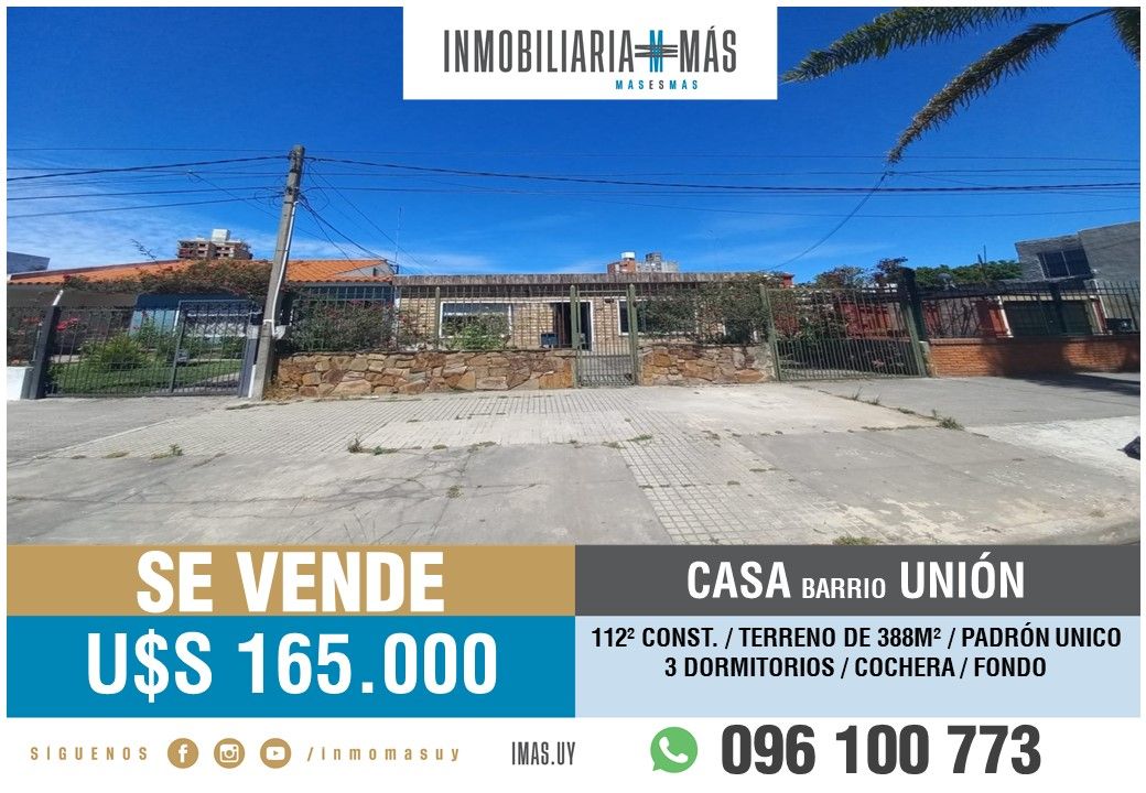 #5432684 | Venta | Casa | Montevideo (Inmobiliaria MAS)