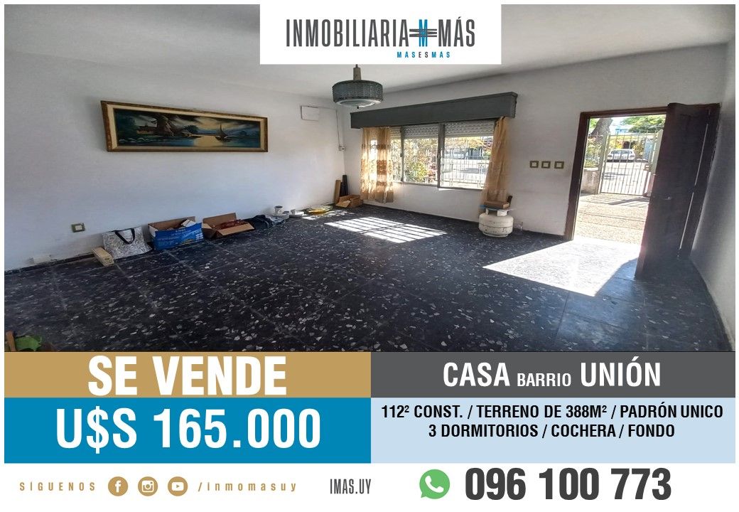 #5432686 | Venta | Casa | Montevideo (Inmobiliaria MAS)