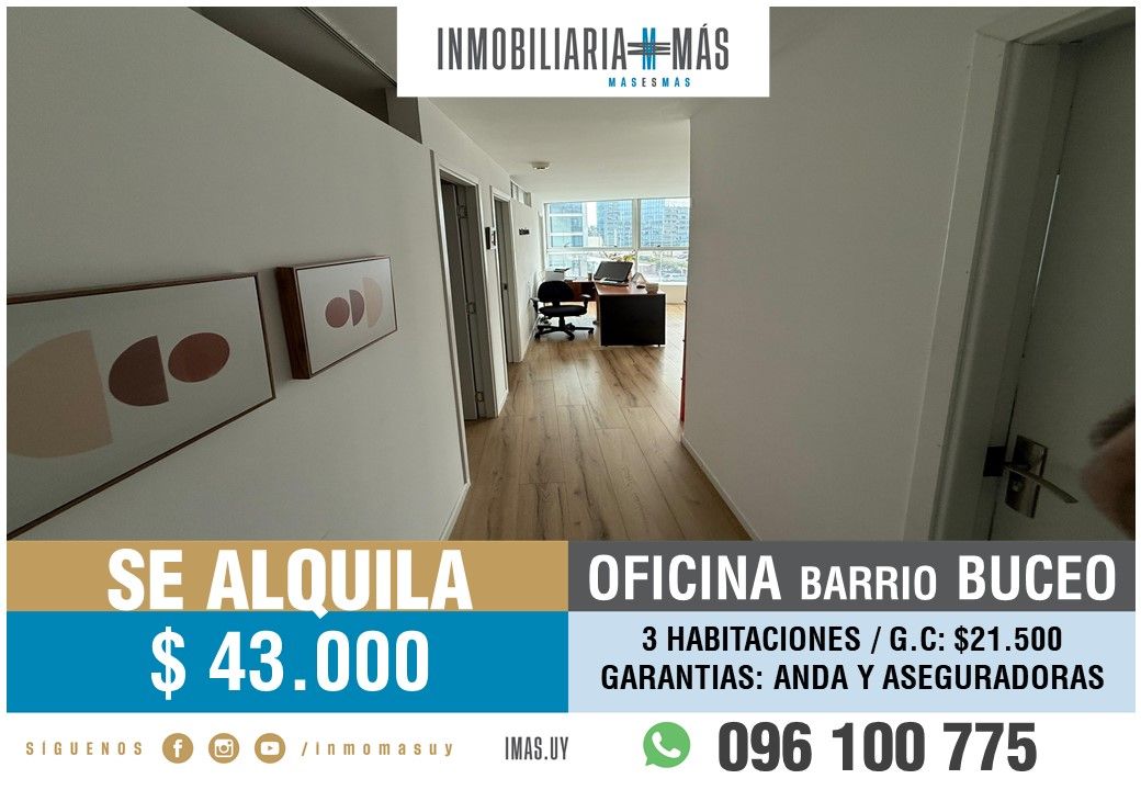 #5451721 | Alquiler | Oficina | Montevideo (Inmobiliaria MAS)