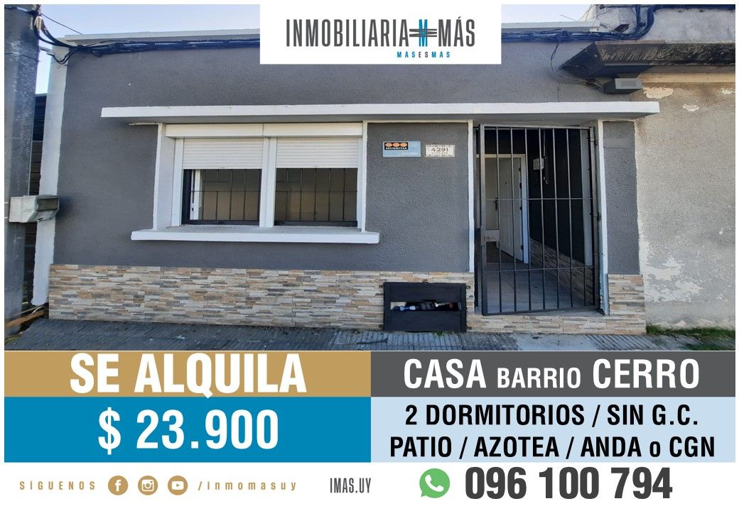 #5462383 | Alquiler | PH | Montevideo (Inmobiliaria MAS)