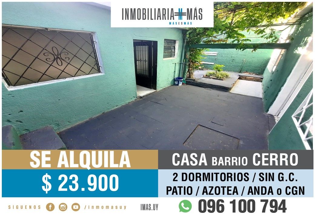 #5462384 | Alquiler | PH | Montevideo (Inmobiliaria MAS)