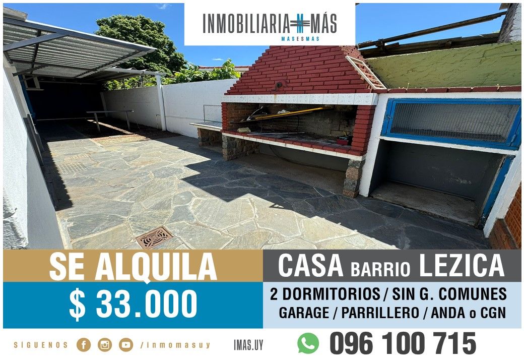 #5468204 | Alquiler | Casa | Montevideo (Inmobiliaria MAS)