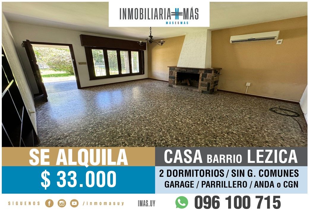 #5468205 | Alquiler | Casa | Montevideo (Inmobiliaria MAS)