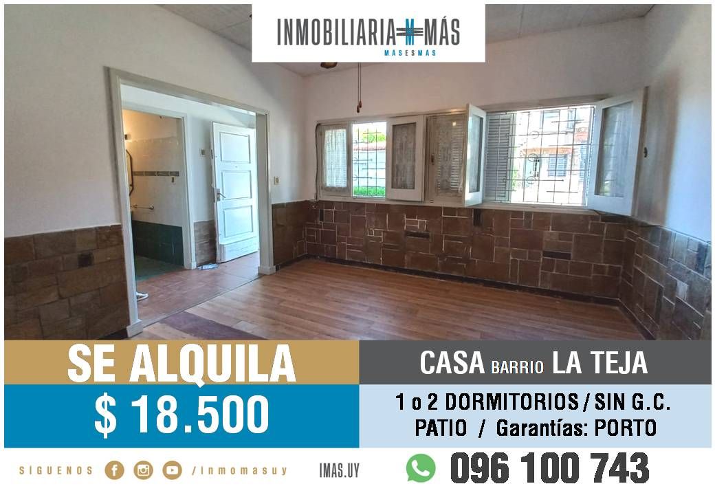 #5469443 | Alquiler | Casa | Montevideo (Inmobiliaria MAS)