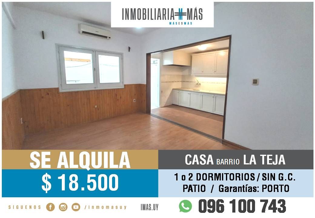 #5469444 | Alquiler | Casa | Montevideo (Inmobiliaria MAS)