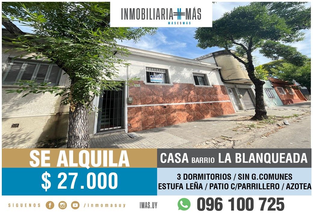 #5485644 | Alquiler | PH | Montevideo (Inmobiliaria MAS)