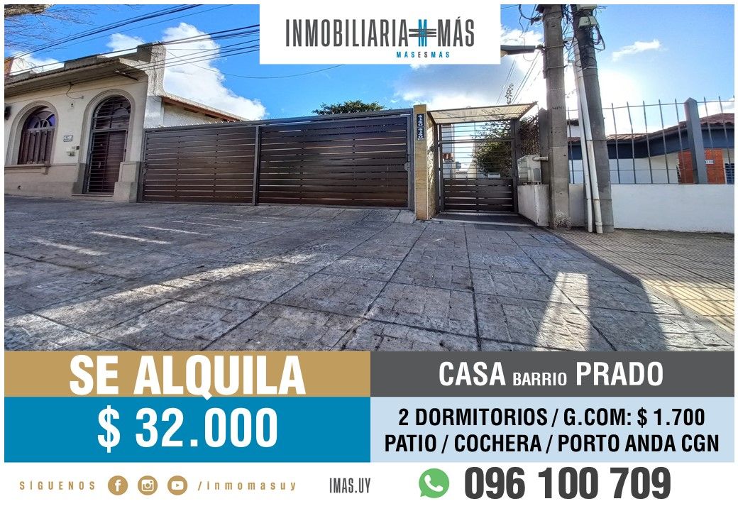 #5490208 | Alquiler | PH | Montevideo (Inmobiliaria MAS)