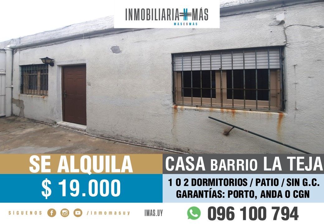 #5491973 | Alquiler | PH | Montevideo (Inmobiliaria MAS)